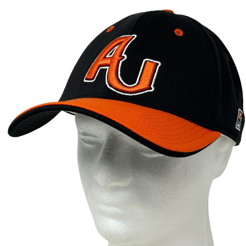 Anderson University Ravens Hat Baseball Cap Fitted 7 3/8 Black The Game Pro